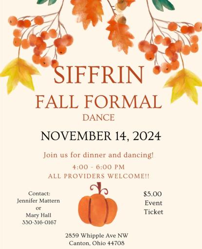 Siffrin Fall Formal Dance logo