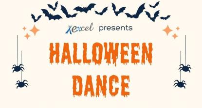 X Excel Halloween Dance logo art